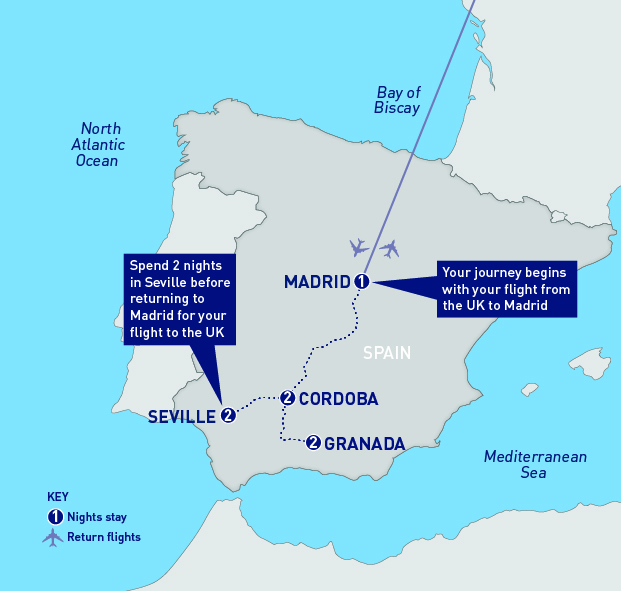 Madrid and Andalucia Railbookers